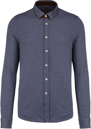 Jacquard Knit Shirt longsleeve