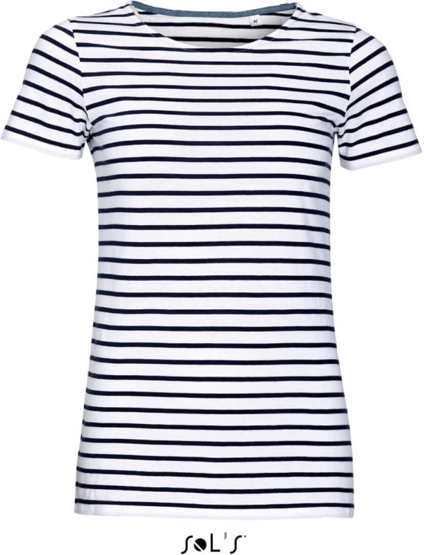 Ladies' T-Shirt with Stripes