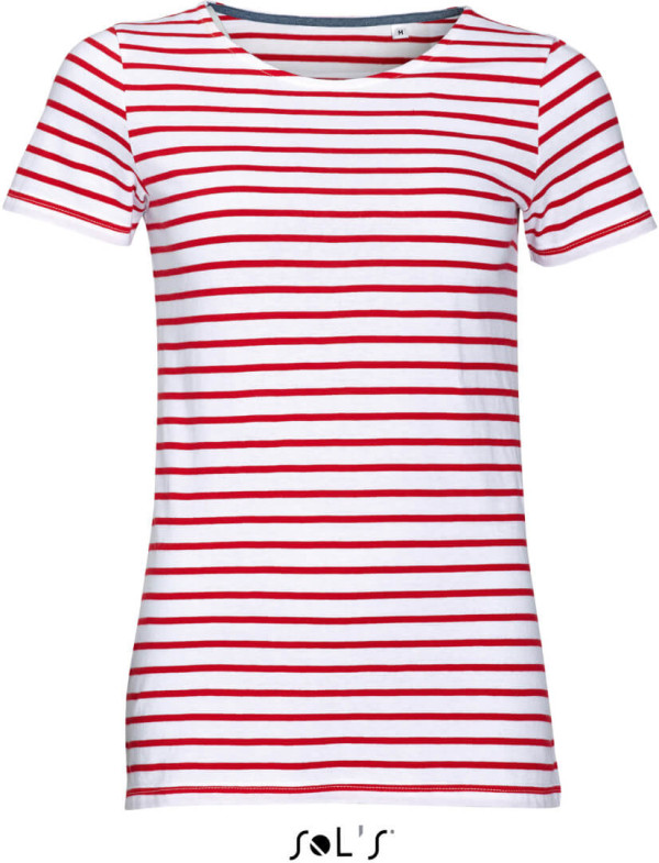 Ladies' T-Shirt with Stripes