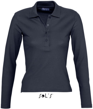 Ladies' Piqué Polo longsleeve - Reklamnepredmety