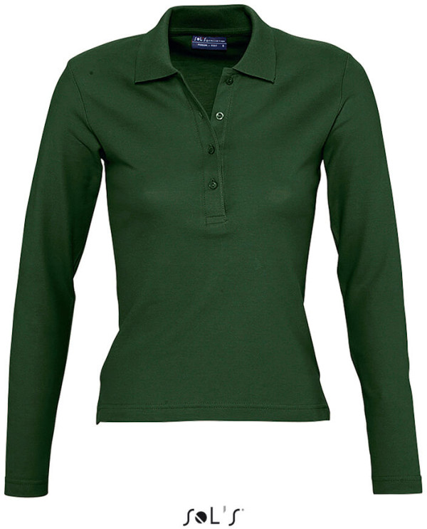 Ladies' Piqué Polo longsleeve