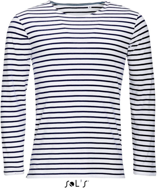 Men's T-Shirt with Stripes longsleeve