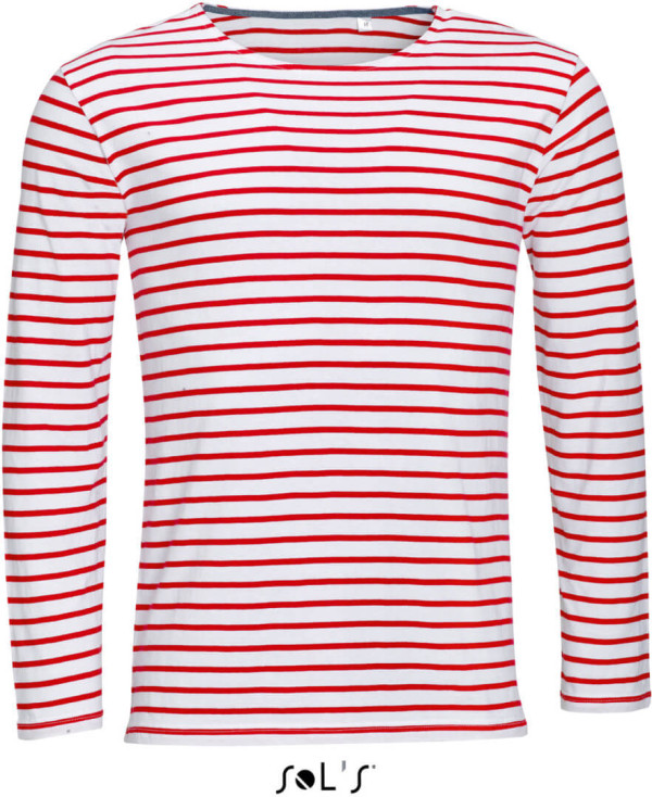 Men's T-Shirt with Stripes longsleeve