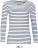 Ladies' T-Shirt with Stripes longsleeve - 9EA1AF0F-F6EE-45A3-88C0-CCE1F3AD2B51 - variant CC 25140390800