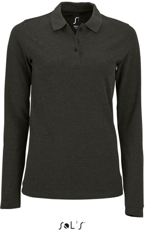 Ladies' Piqué Polo longsleeve - Reklamnepredmety