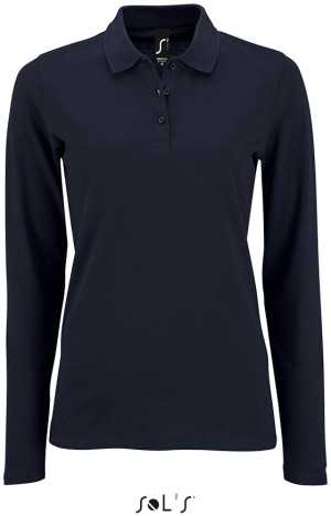 Ladies' Piqué Polo longsleeve - Reklamnepredmety