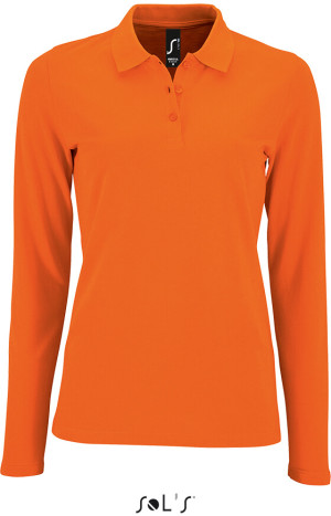 Ladies' Piqué Polo longsleeve - Reklamnepredmety