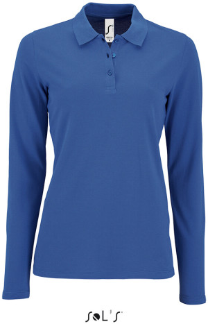 Ladies' Piqué Polo longsleeve - Reklamnepredmety