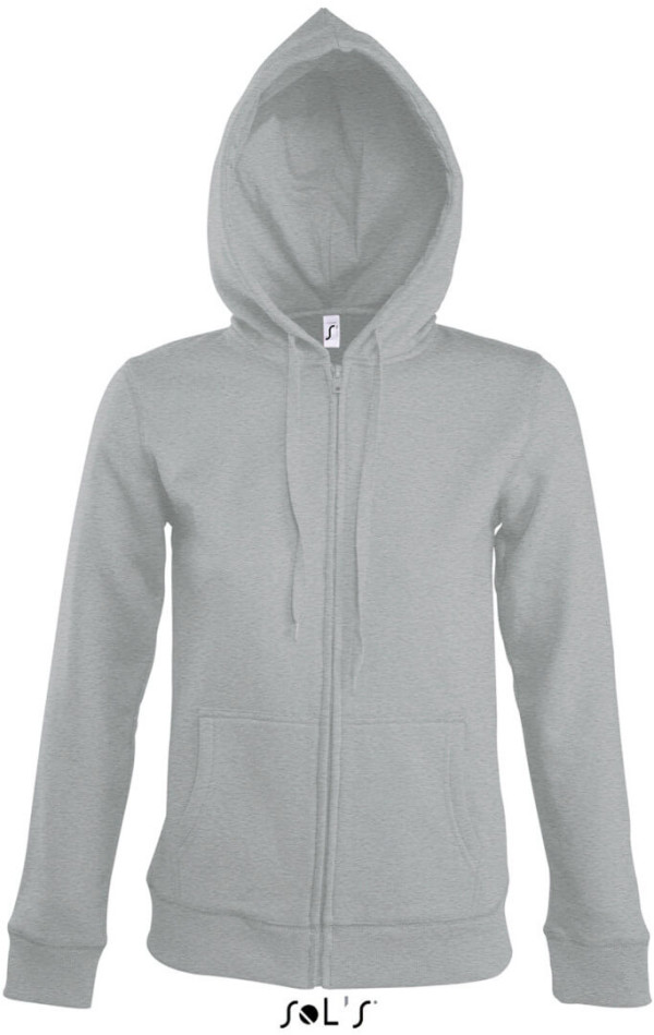 Ladies' Sweat Jacket with Lined Hood
