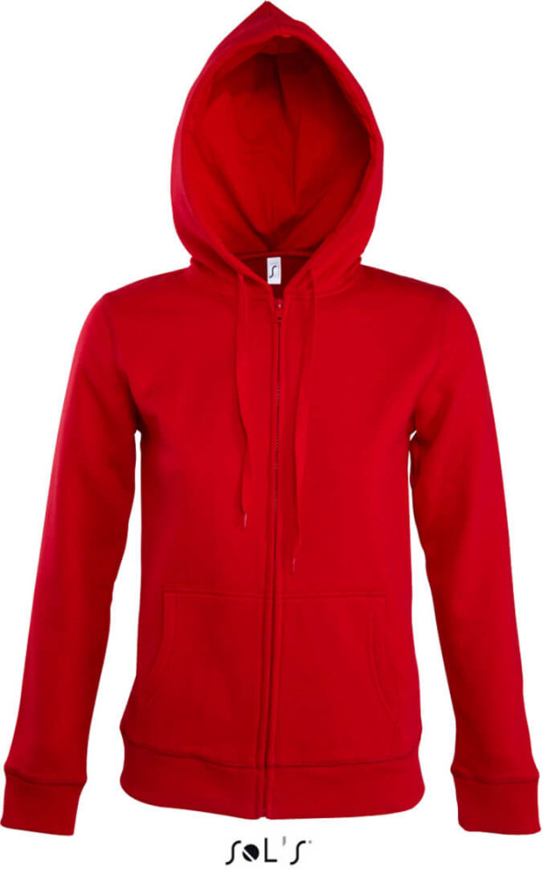 Ladies' Sweat Jacket with Lined Hood