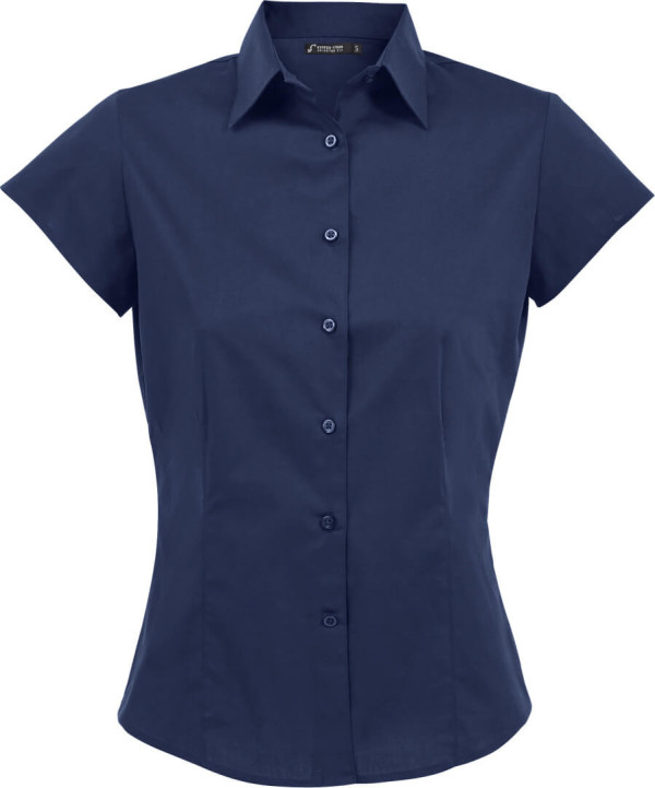 Ladies' Stretch Blouse shortsleeve