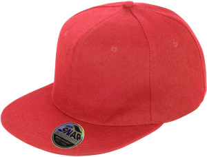 6 Panel Flat Peak Cap - Reklamnepredmety