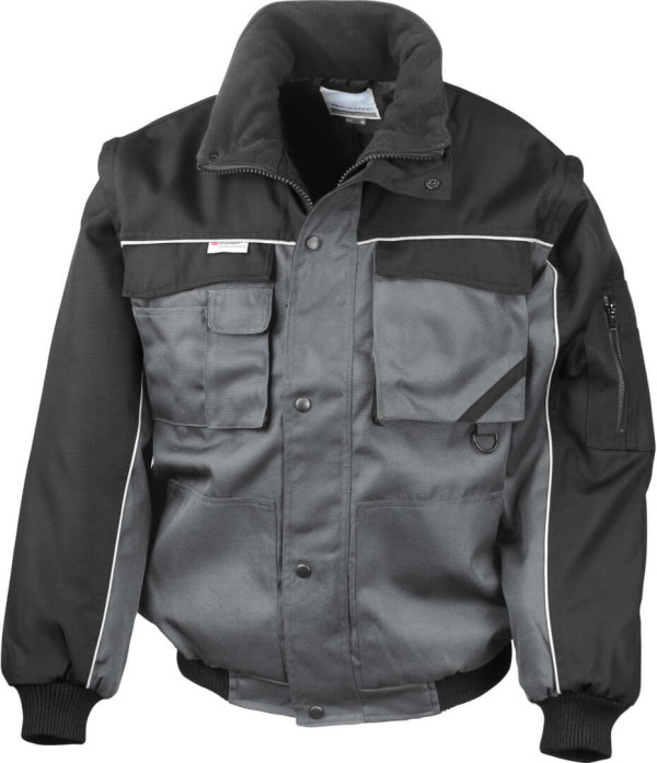 Workwear Jacket with Zip-Off sleeves