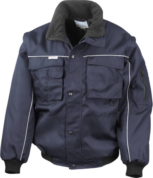 Workwear Jacket with Zip-Off sleeves