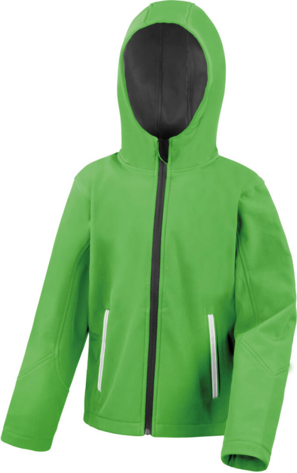 Kids' 3-Layer Hooded Softshell Jacket