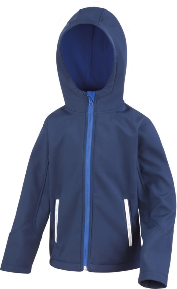 Kids' 3-Layer Hooded Softshell Jacket