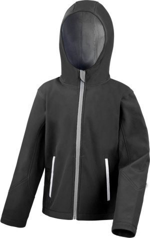 Kids' 3-Layer Hooded Softshell Jacket - Reklamnepredmety