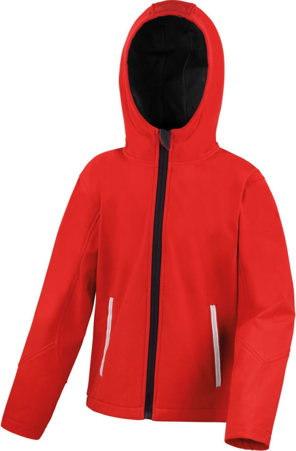 Kids' 3-Layer Hooded Softshell Jacket