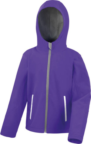 Kids' 3-Layer Hooded Softshell Jacket - Reklamnepredmety