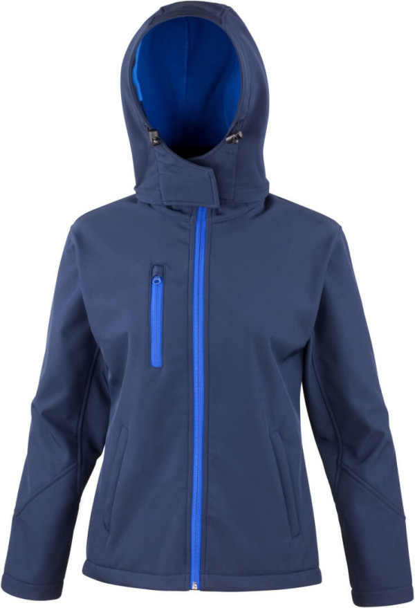 Ladies' 3-Layer Softshell Hooded Jacket