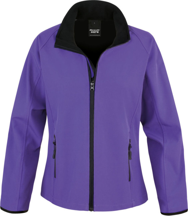 Ladies' 2-layer Printable Softshell Jacket