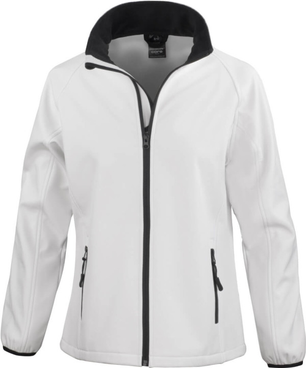 Ladies' 2-layer Printable Softshell Jacket