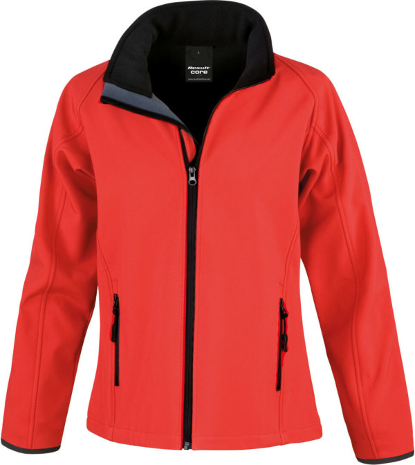 Ladies' 2-layer Printable Softshell Jacket