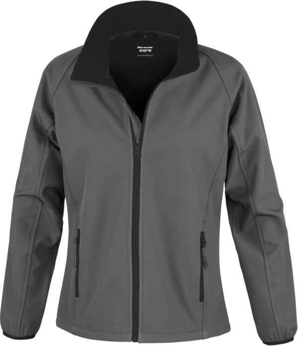 Ladies' 2-layer Printable Softshell Jacket