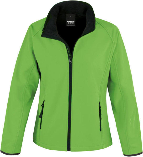 Ladies' 2-layer Printable Softshell Jacket