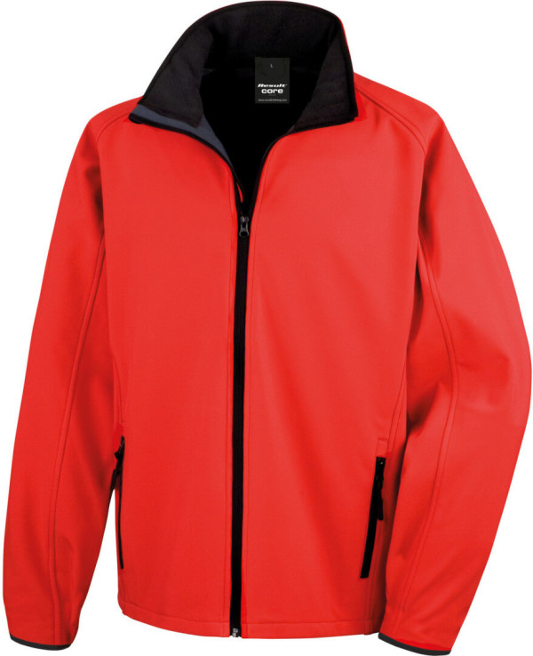 Men's 2-layer Printable Softshell Jacket