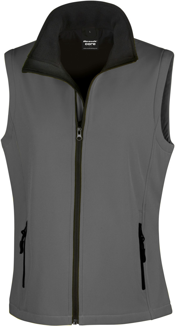 Ladies' 2-layer Printable Softshell Gilet