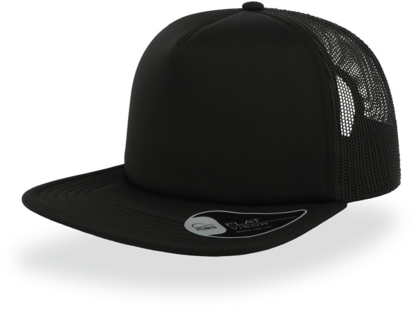 5 Panel Fleat Peak Mesh Cap