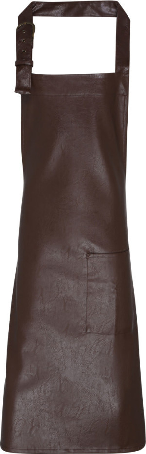 Faux Leather Bib Apron - Reklamnepredmety