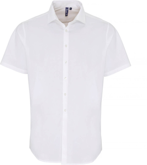 Popline Stretch Shirt shortsleeve