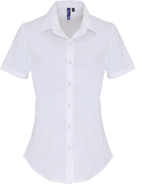 Popline Stretch Blouse shortsleeve - Reklamnepredmety