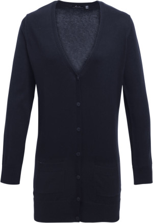 Ladies' Long Line Knitted Cardigan - Reklamnepredmety