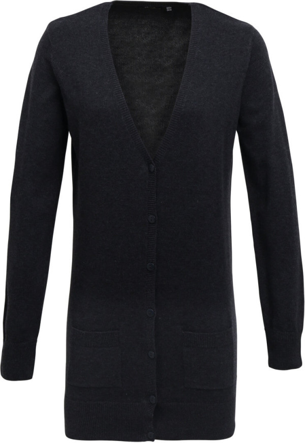 Ladies' Long Line Knitted Cardigan