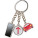 Metal keychain - 90039ca - variant M 90039CA