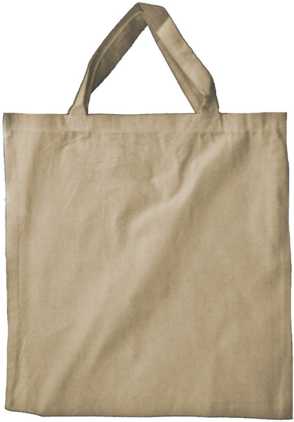 Short Handled Cotton Bag