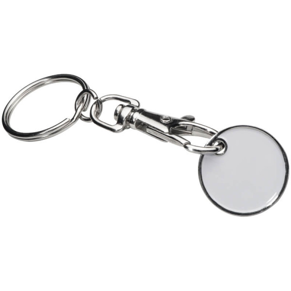 Keyring with shopping coin