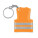 VISIBLE RING reflektive key ring - mo9199-71 - variant Mo MO9199-71