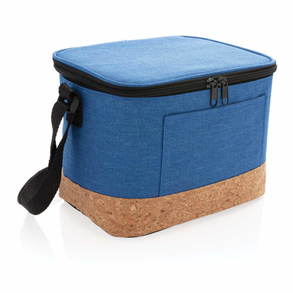 Two tone cooler bag with cork detail