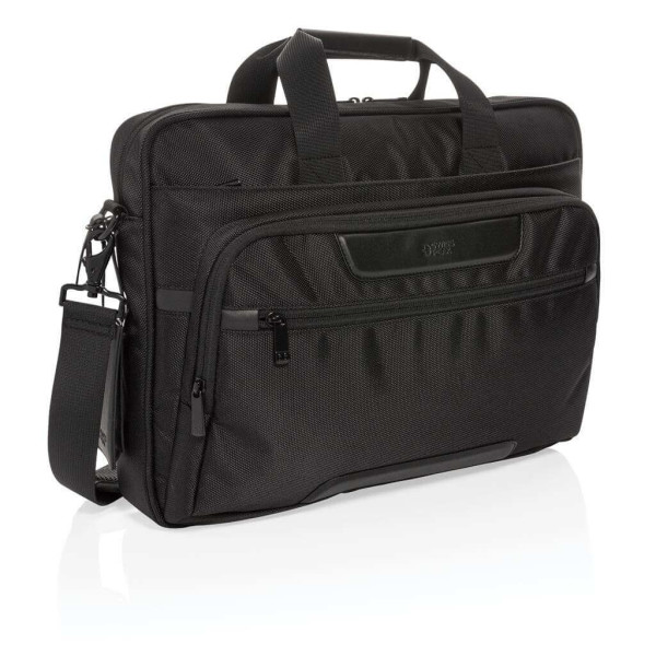 Swiss Peak RPET Voyager RFID 15.6" laptop bag