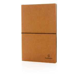 A5 recycled leather notebook - Reklamnepredmety