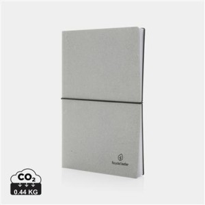 A5 recycled leather notebook - Reklamnepredmety