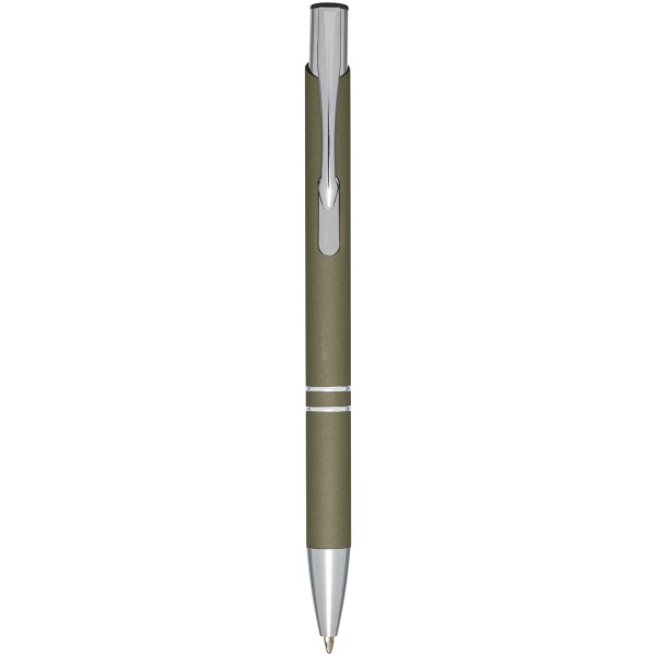 Moneta soft touch ballpoint pen (black ink)