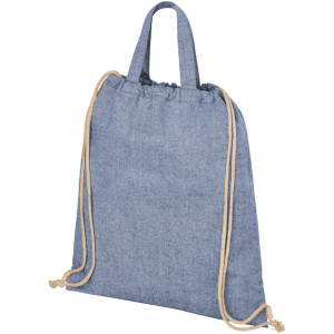 Pheebs 210 g/m² recycled cotton drawstring backpack - Reklamnepredmety