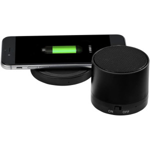 Cosmic Bluetooth® speaker and wireless charging pad - Reklamnepredmety