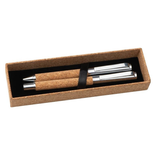 Cork writing set