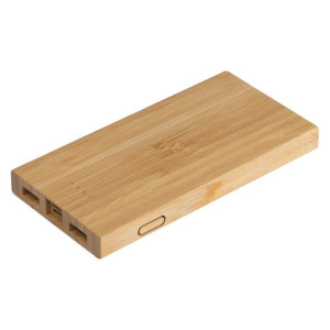 Bamboo power bank - Reklamnepredmety